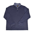 FX Fusion Reversible Micro Dot 1/4 Zip Mock Neck Sweater 92%Poly/8%Spandex-Navy-10092