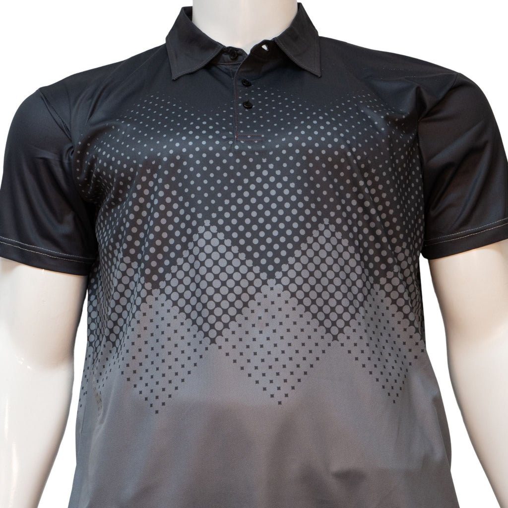 Big & Tall - Dri-Wize™ Pro - Diagonal Dot Polo Shirts