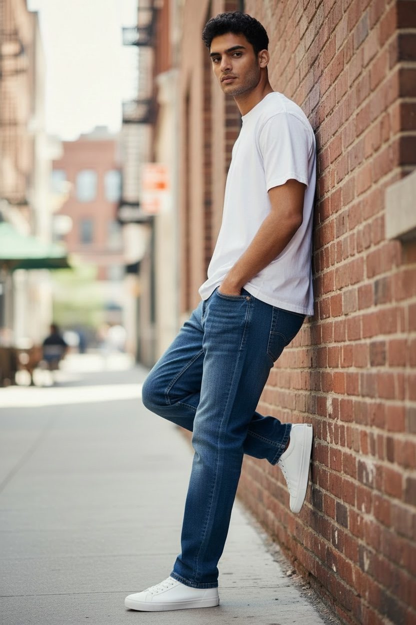 Full Blue- Stretch Jeans