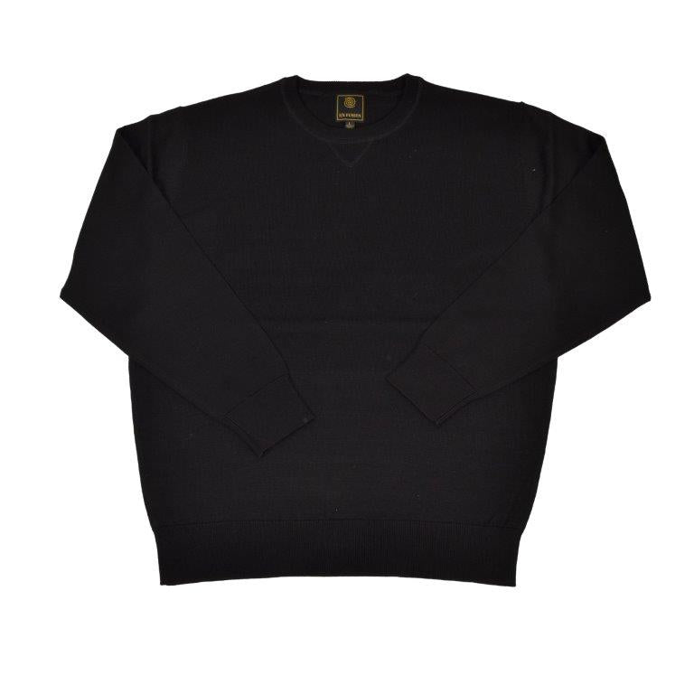 FX Fusion Crew Neck 55% Cotton/45% Acrylic Solid Sweater 9067