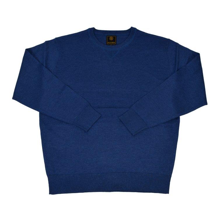 FX Fusion Crew Neck 55% Cotton/45% Acrylic Solid Sweater 9067