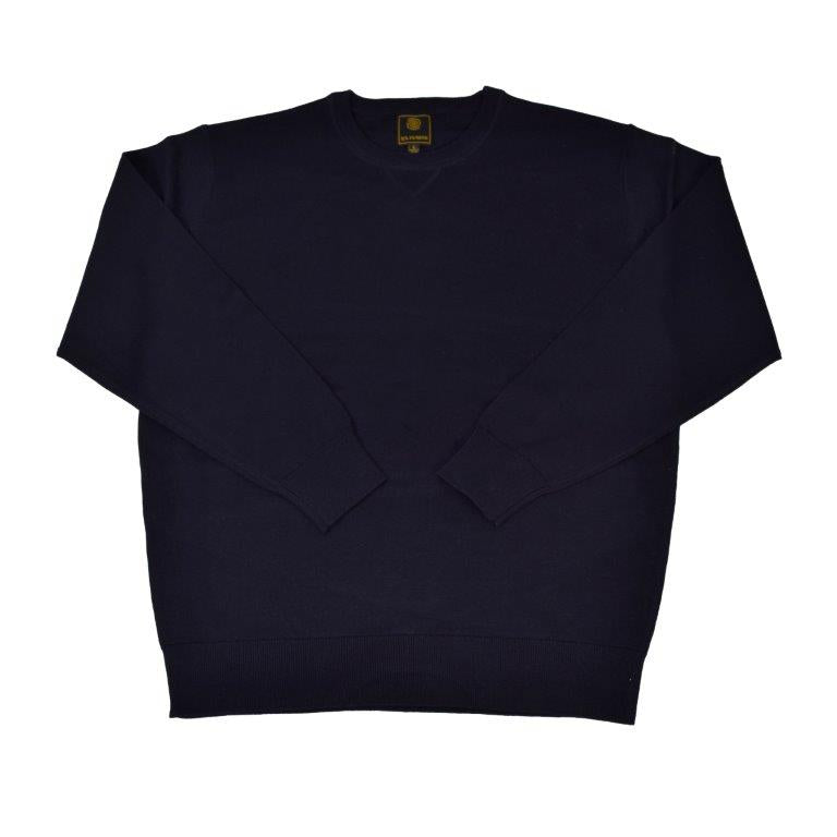 FX Fusion Crew Neck 55% Cotton/45% Acrylic Solid Sweater 9067