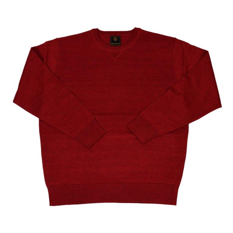 FX Fusion Crew Neck 55% Cotton/45% Acrylic Solid Sweater 9067