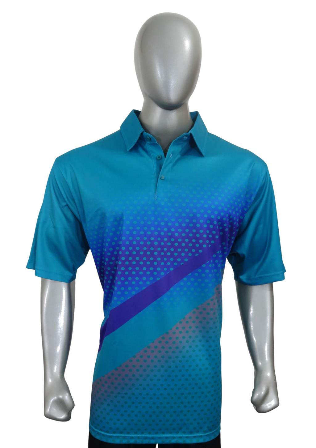 Big & Tall - Dri-Wize™ Pro - Vertical Horizon Polo Shirts