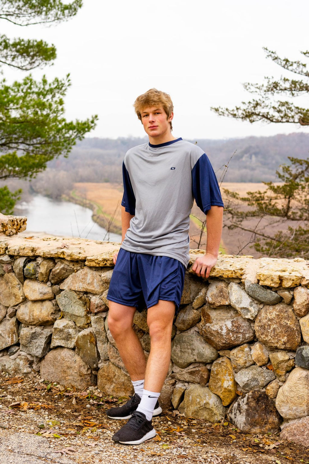 Big & Tall - DriWize™ Birdseye Mesh - Crewneck Shirt - Short Sleeve (duo color)