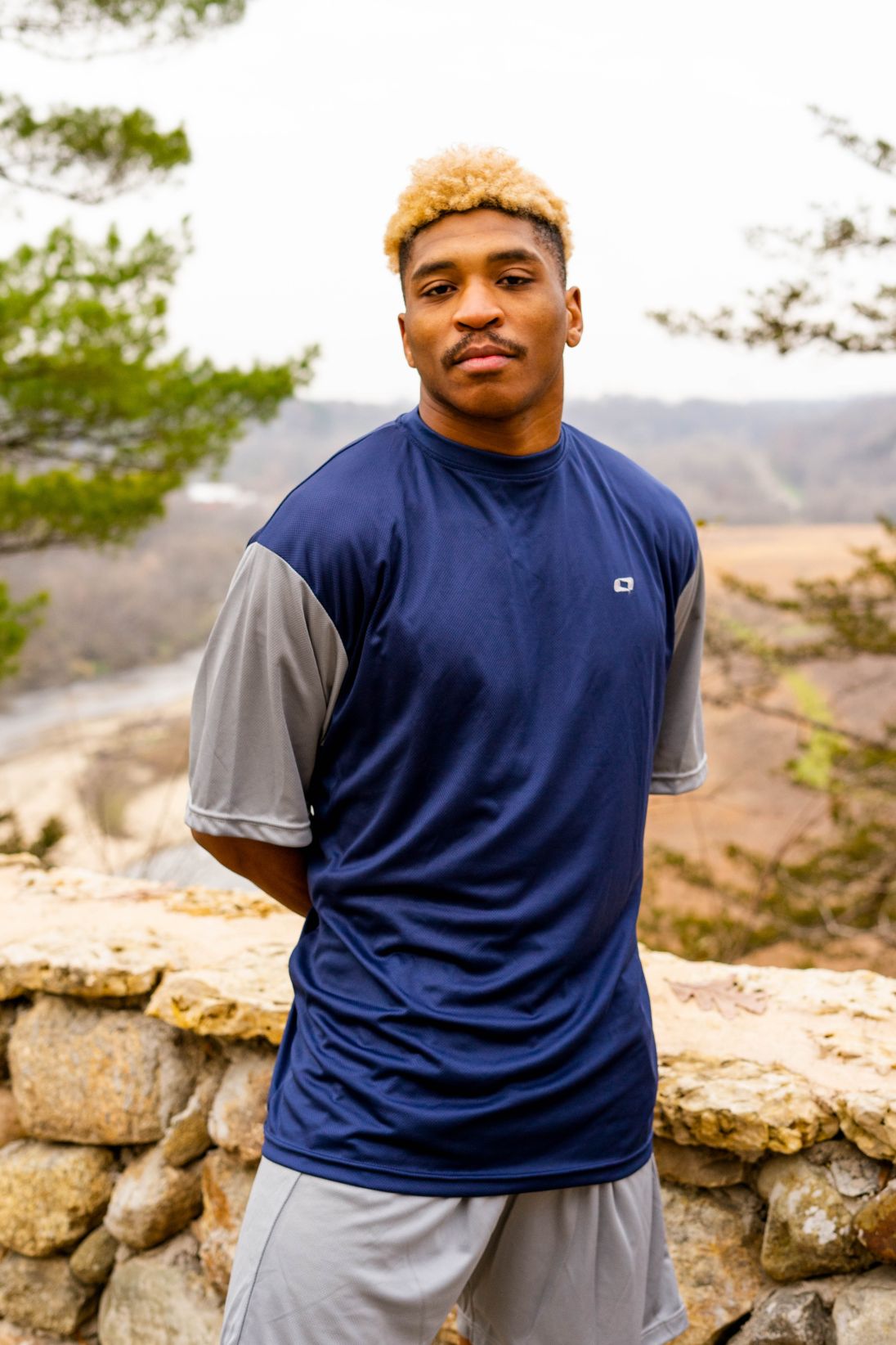 Big & Tall - Mesh - Crewneck Shirt - Short Sleeve (duo color)