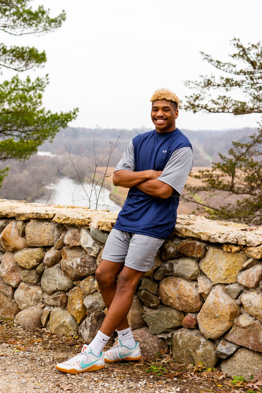 Big & Tall - DriWize™ Birdseye Mesh - Crewneck Shirt - Short Sleeve (duo color)