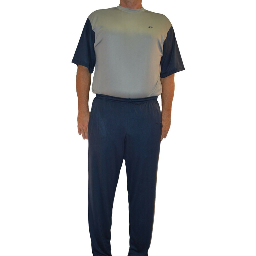 Big & Tall - Dri-Wize™ Birdseye Mesh  - Open Bottom Pant (Big Man Cut - 32" or 29" length) - navy