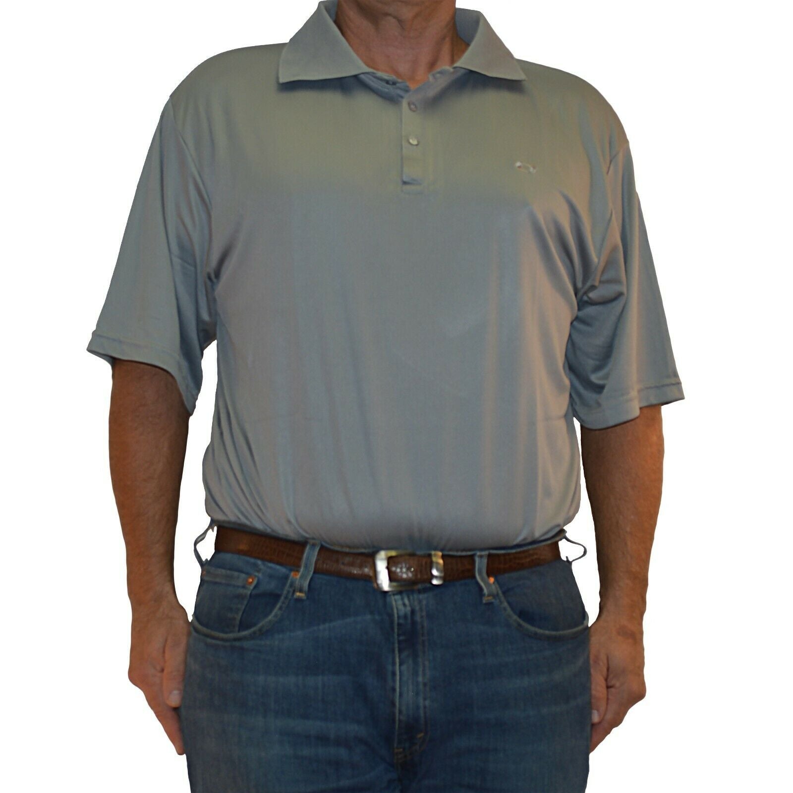 Big & Tall - Dri-Wize™ Birdseye Mesh - Polo Shirt - light grey