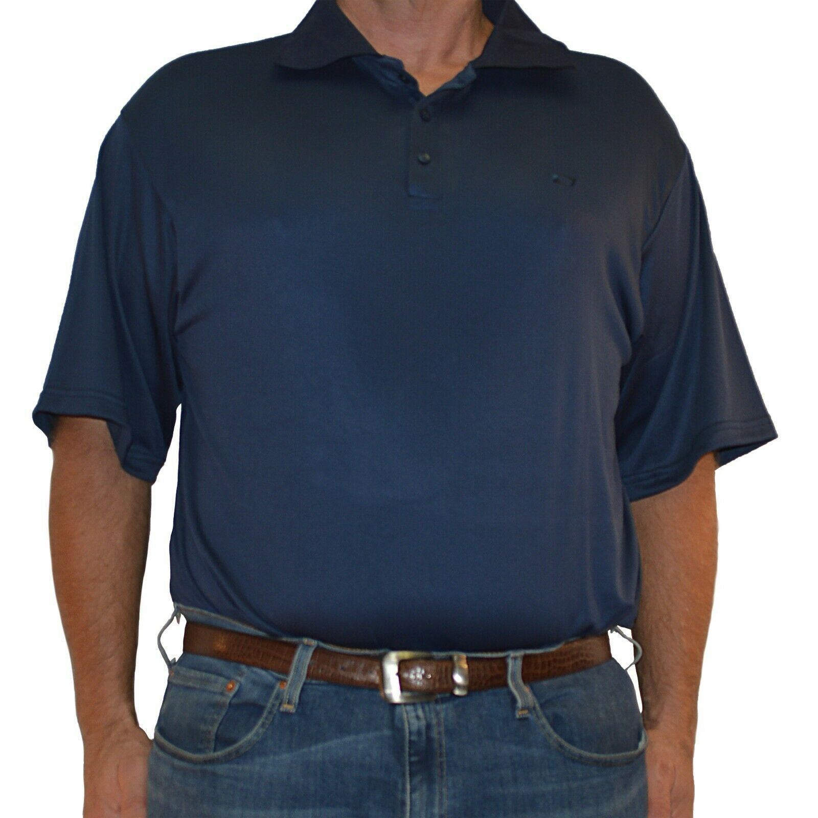 Big & Tall - Dri-Wize™ Birdseye Mesh - Polo Shirt - navy