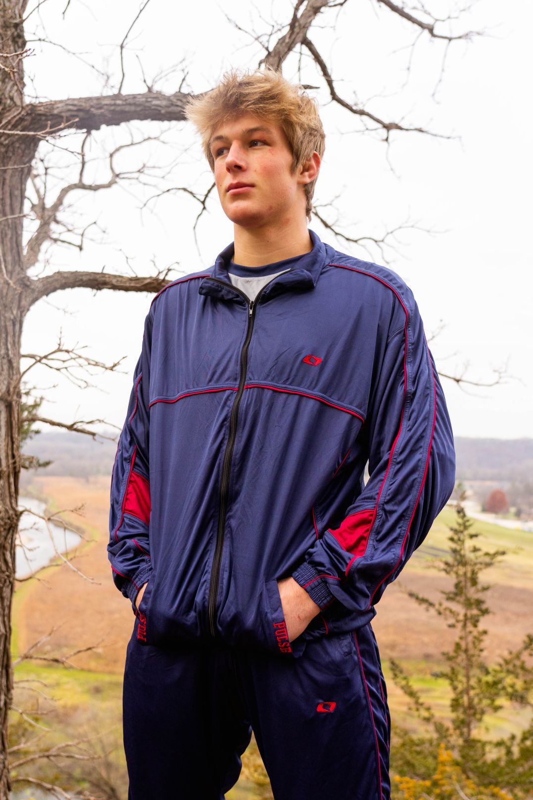 Big & Tall - Dri-Wize™ Smooth Finish  - Jog Suit Jacket - duo tone