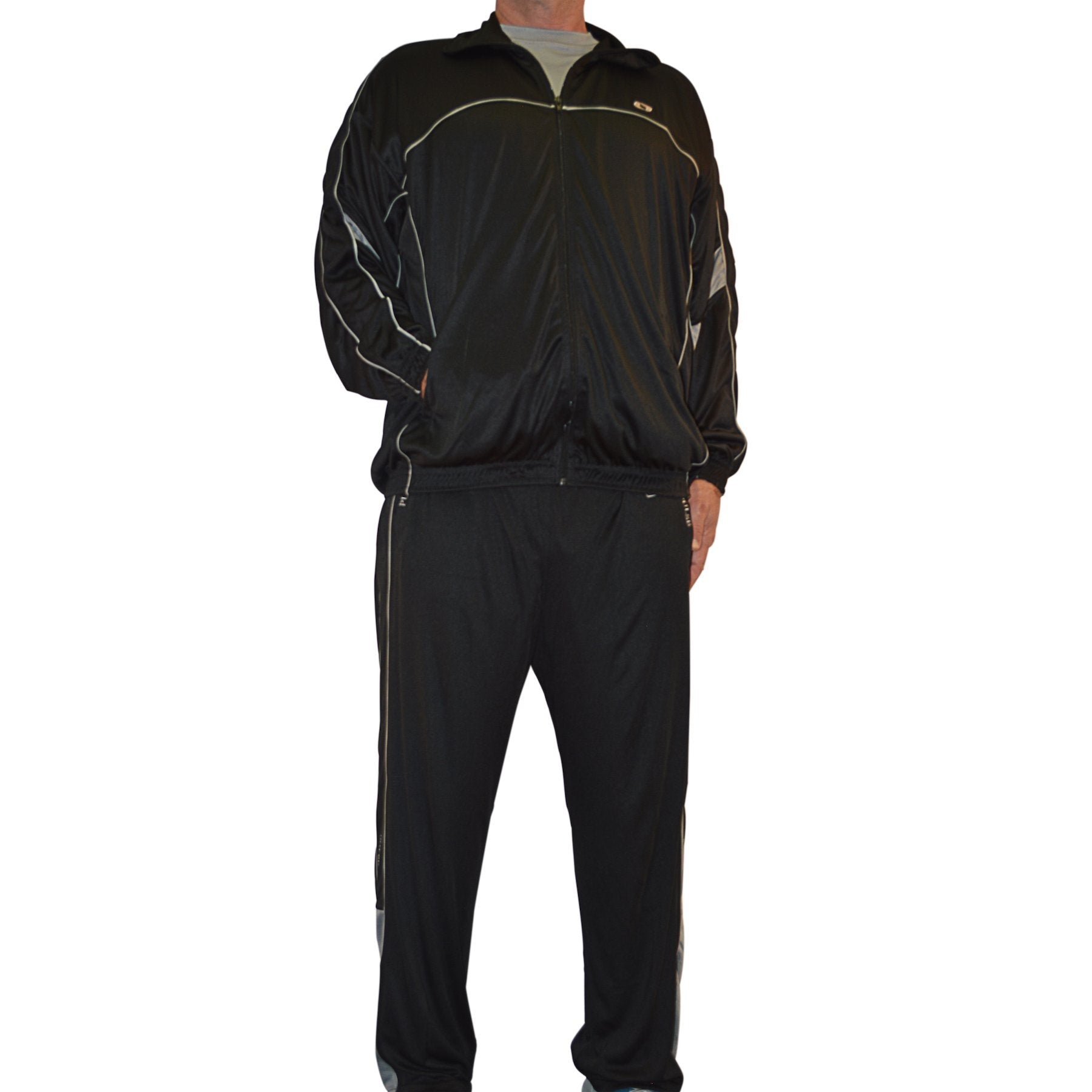 Big & Tall - Dri-Wize™ Smooth Finish  - Jog Suit Pant - duo tone (Tall Man Cut - 38" length)