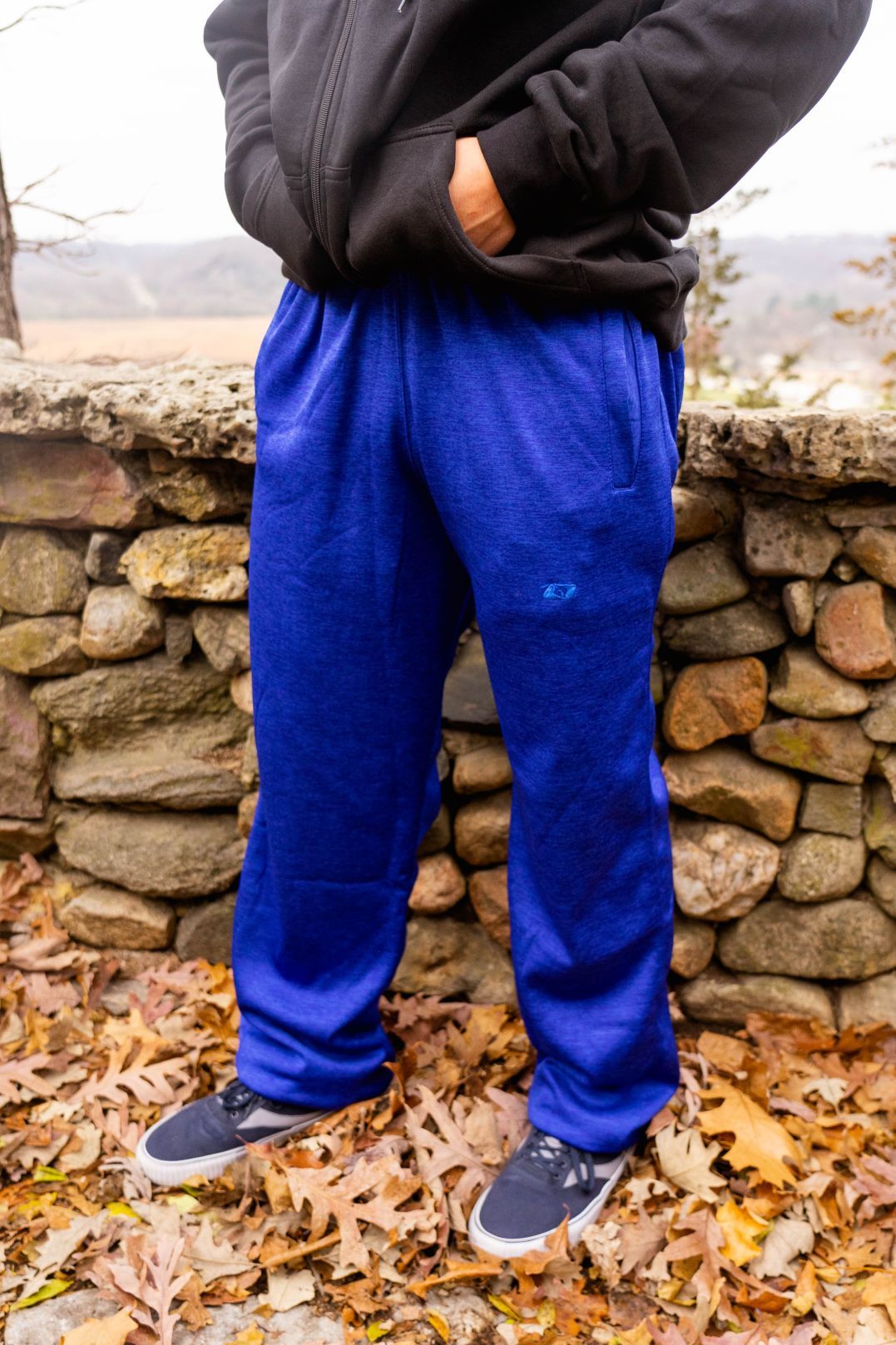 Big & Tall - Performance Fashion Forward Plush Fleece - Open Bottom Pant (Big Man Cut - 29" and  32" length)