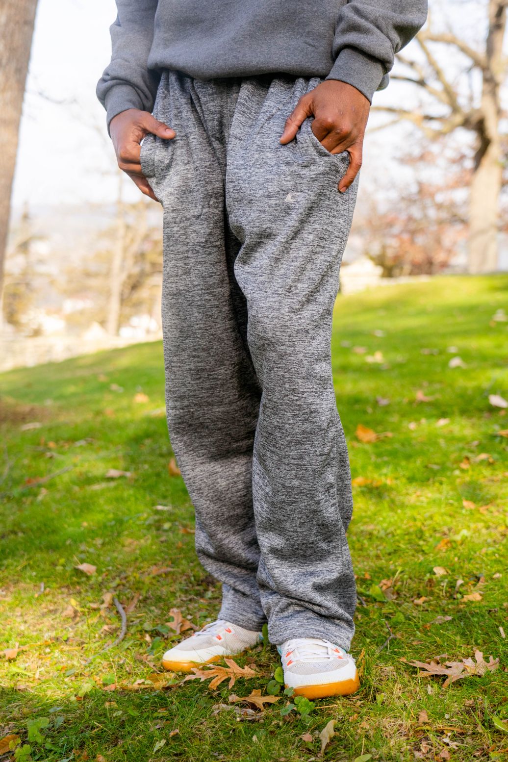 Big & Tall - Performance Fashion Forward Plush Fleece - Open Bottom Pant (Tall Man Cut - 38" length)