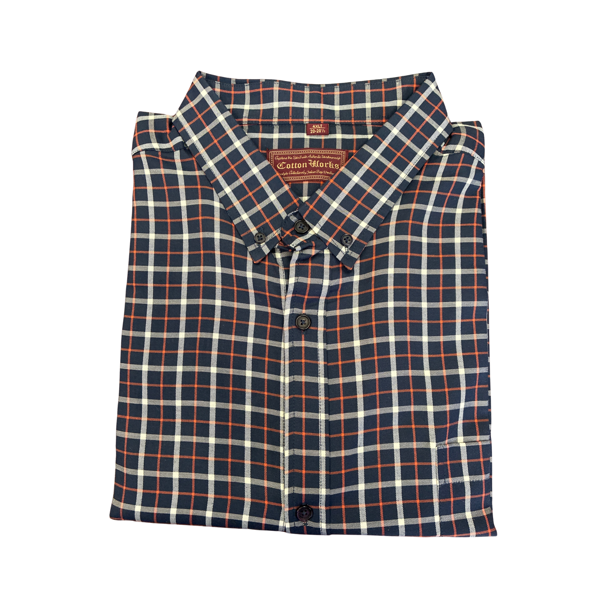 Cotton Works - S/S Sports Shirt - Plaid