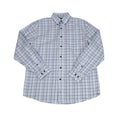 FX Fusion Long Sleeve Cotton 60%/Poly 40% Single Pocket Twill Multi Check Blue/Multi D10008