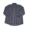 FX Fusion Long Sleeve Cotton 60%/Poly 40% Single Pocket Twill Check Grey/Multi D10011