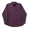 FX Fusion Long Sleeve Cotton 60%/Poly 40% Single Pocket Fashion Multi Check Blue/Acorn/Fuschia D2154