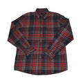 FX Fusion Long Sleeve Cotton 60%/Poly 40% Single Pocket Plaid Red/Grey/Multi FW10018