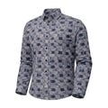 FX Fusion Long Sleeve Stretch Non-Pocket Fashion Splash Check Print Black/Tan FW12022