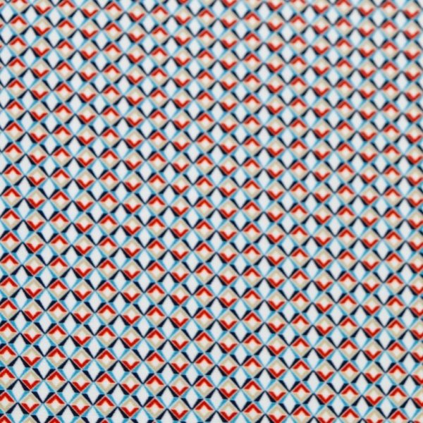 FX Fusion Long Sleeve Stretch Non-Pocket Tipped Squares Burnt Sienna/Deep Lake FW12040