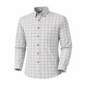 FX Fusion Long Sleeve Button Down Single Pocket 100% Wrinkle Free Cotton Multi Fineline Plaid-Sierra Multi FW12069