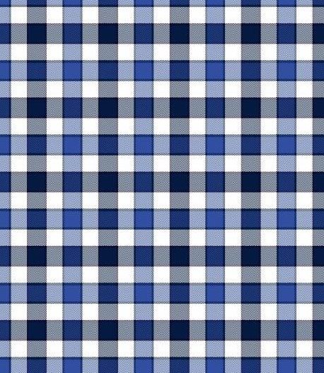 FX Fusion Long Sleeve Button Down Single Pocket 100% Wrinkle Free Cotton Repeat Multi Gingham Royal/NavyFW1836