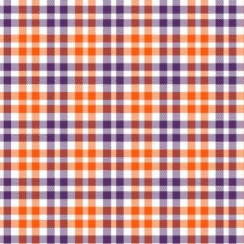 FX Fusion Long Sleeve Button Down Single Pocket 100% Wrinkle Free Cotton Poplin Tram Weave Orange/Blue FW1838