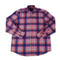 FX Fusion Long Sleeve Stretch Single Pocket Repeat Plaid Coral/Multi FW1851