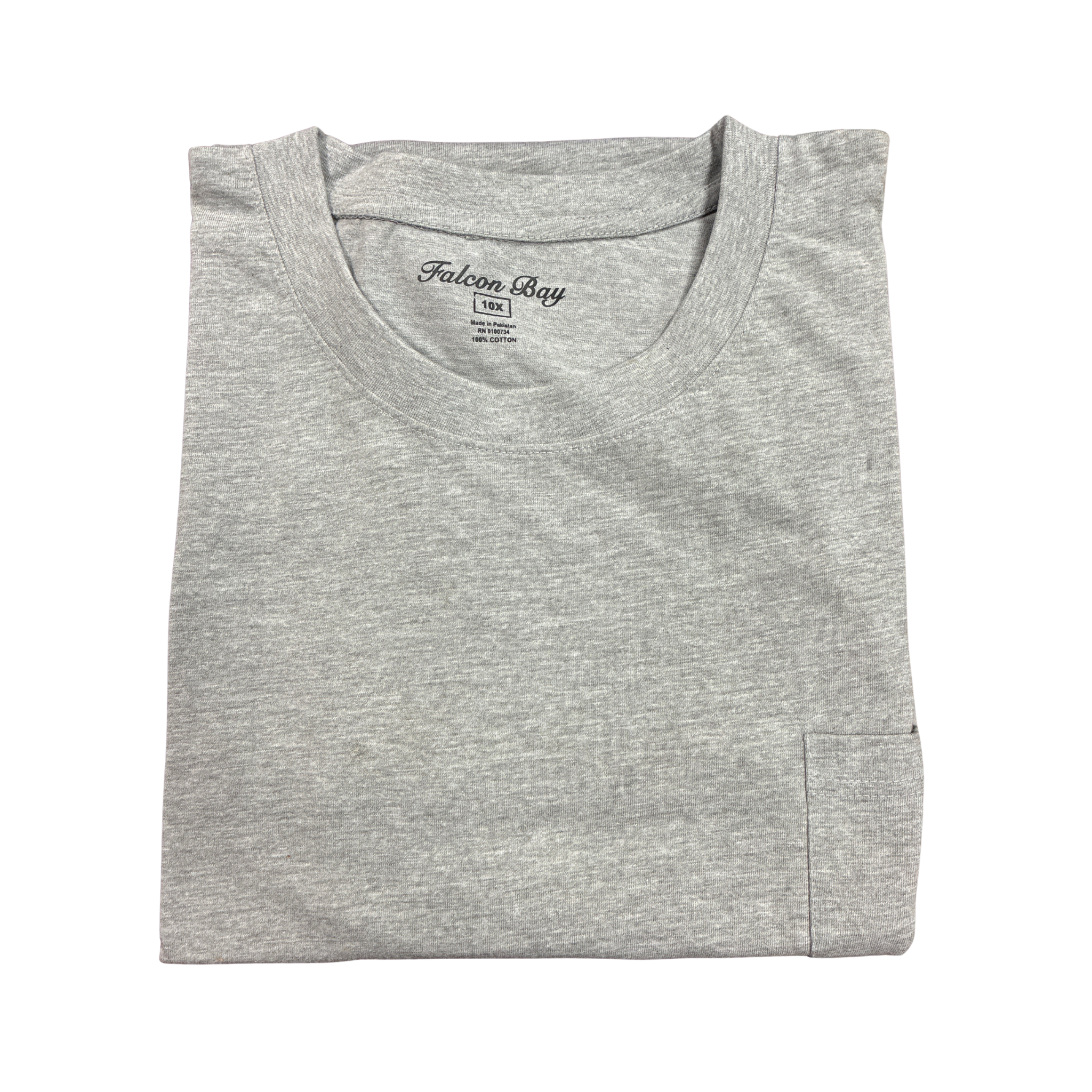Big & Tall Men's 100% Cotton Pocket T-Shirt