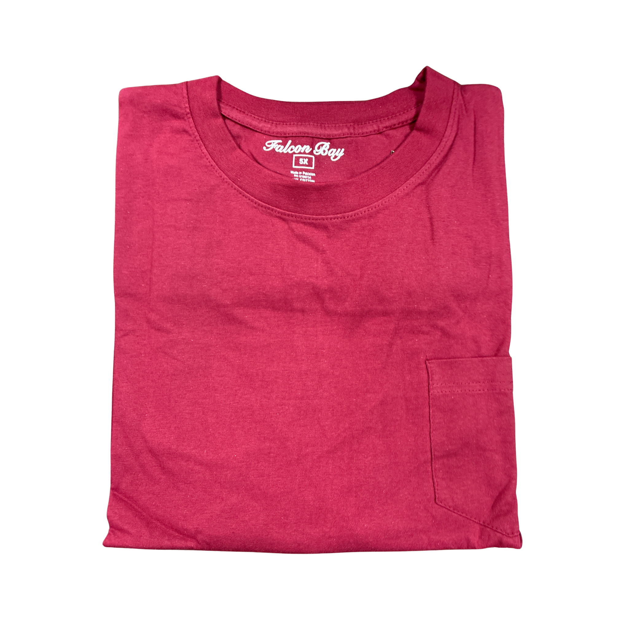 Big & Tall Men's 100% Cotton Pocket T-Shirt