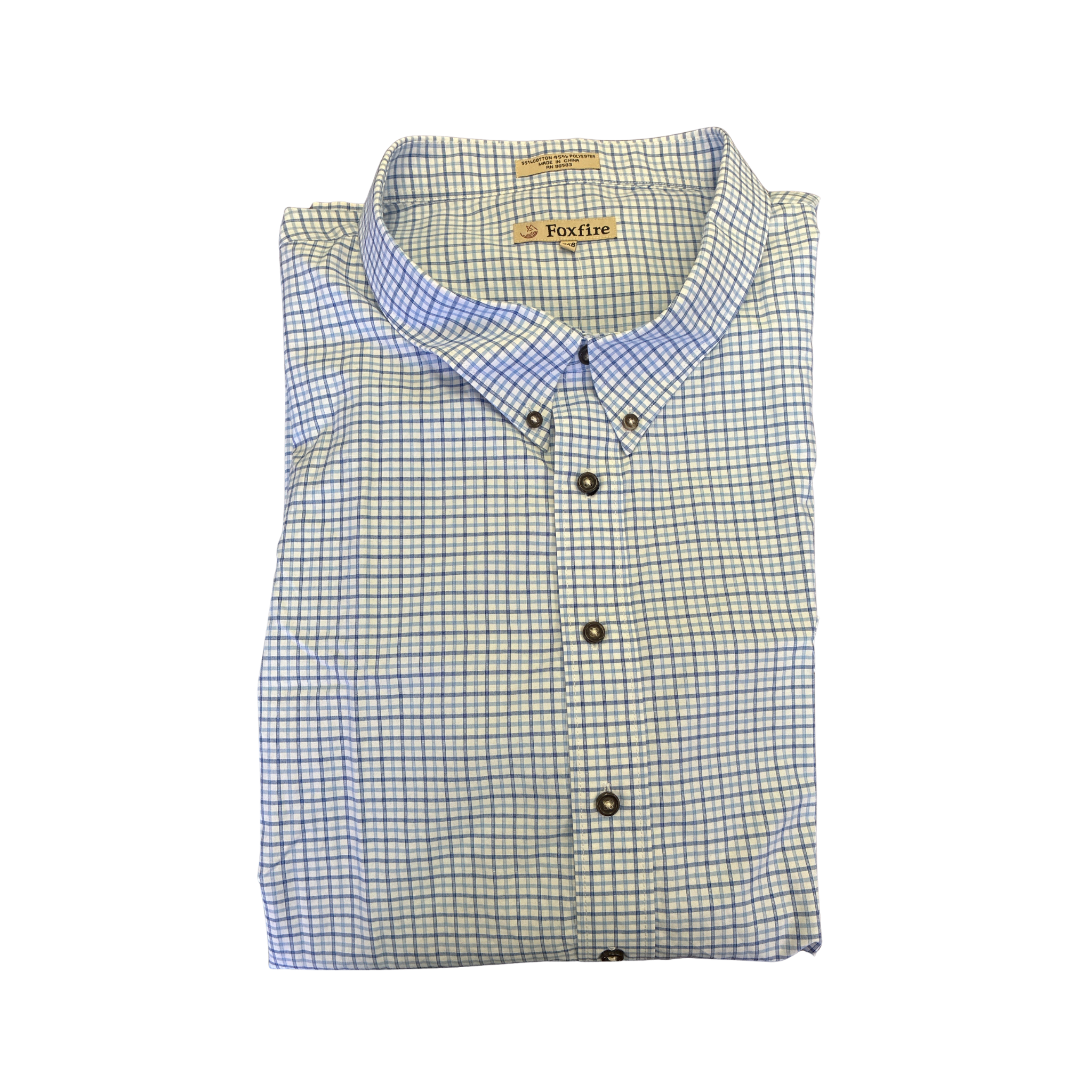 Foxfire Wrinkle-Resistant L/S Plaid Shirts