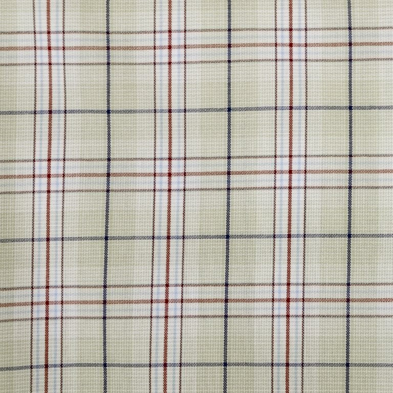 FX Fusion Long Sleeve Button Down Single Pocket 100% Wrinkle Free Cotton Multi Fineline Plaid-Sierra Multi FW12069