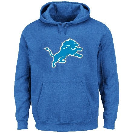 Fanatics Detroit Lions Hoodie Lions Blue with Bold Logo