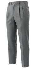mid grey pleated front suit separate  pant