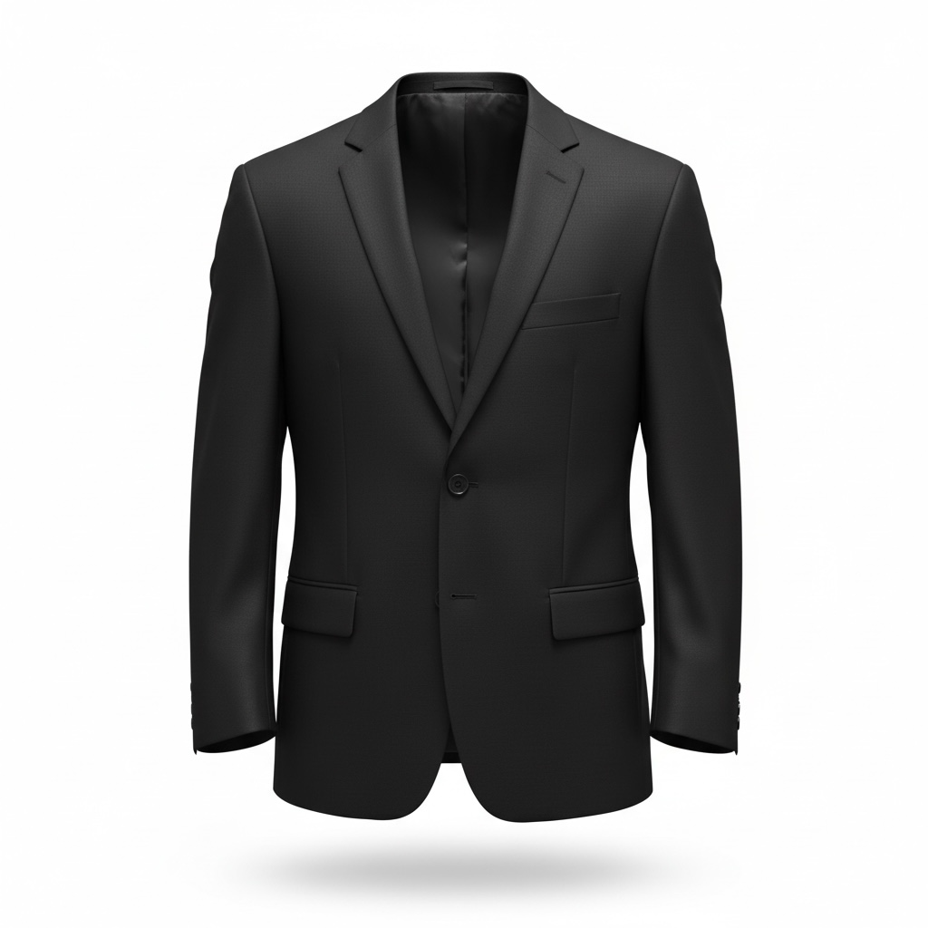 Petrocelli - Suit Separate Coat - Portly-Black