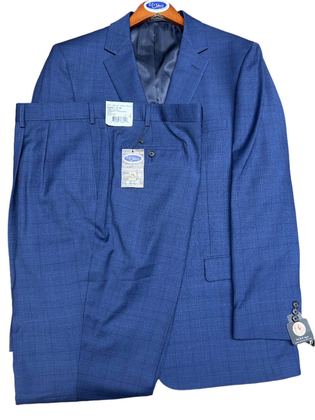 blue plaid suit lil johns