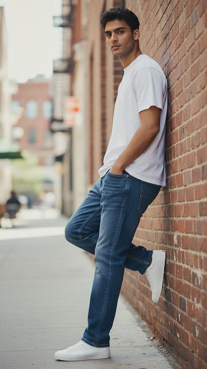 Full Blue- Stretch Jeans