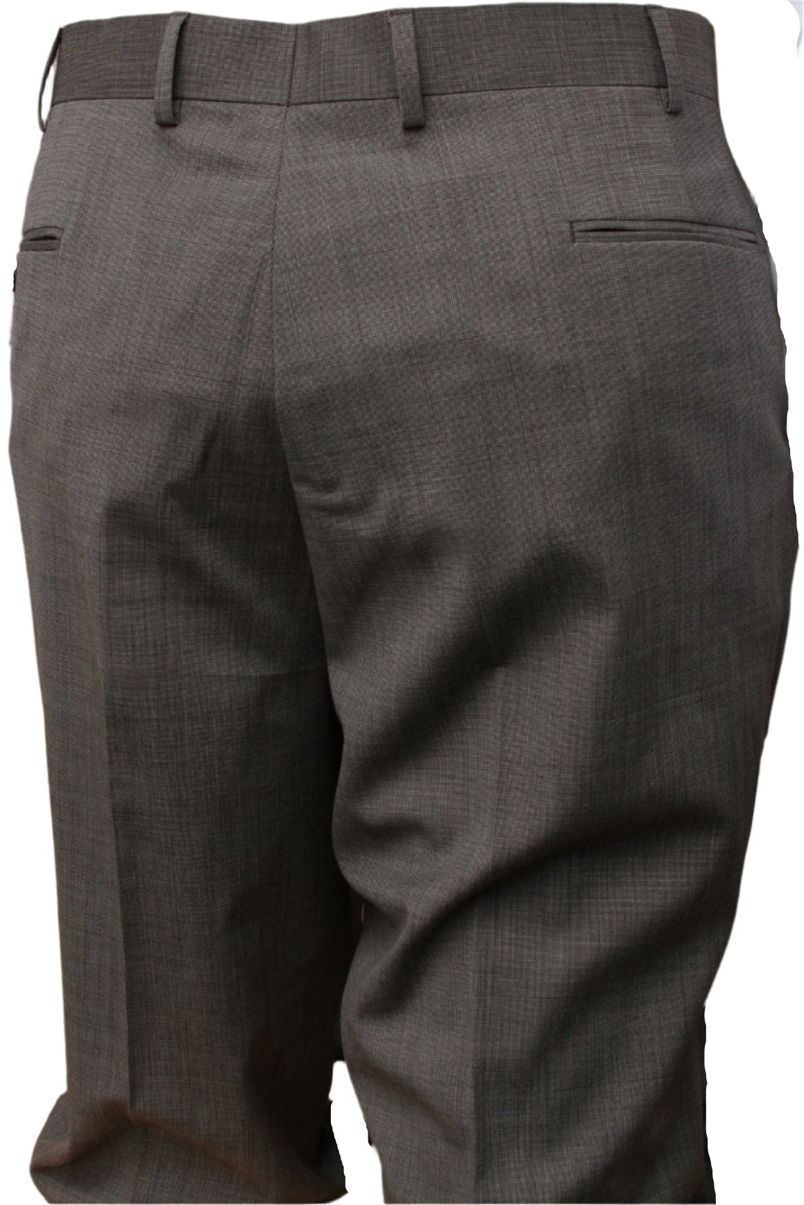 Petrocelli Wool Blend Black & White Tick Suit Separate Pants at lil johns big and tall mens clothing
